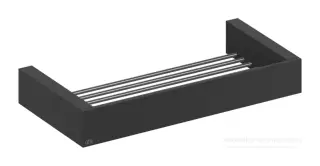Полка Gessi Rettangolo, настенная, 300хh35 мм, цвет Black XL