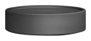 Мыльница Gessi Rilievo, настольная, ⌀115 мм, цвет Black/Chrome