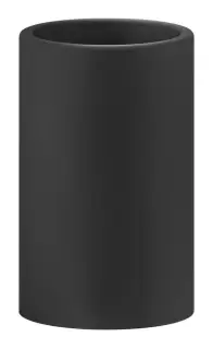 Стакан Gessi Rilievo, настольный, чёрный композитный материал, цвет Chrome