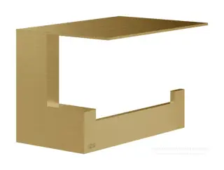 Бумагодержатель Gessi, настенный, с крышкой, 155хh35х100 мм, цвет Gold Brushed CCP