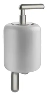 Дозатор Gessi Goccia, настенный, цвет White/Chrome Brushed
