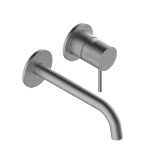 Смеситель встраиваемый для раковины, излив 18,5 см, цвет: Brushed Nickel