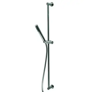 Душевая штанга из нержавеющей стали Ø 18 мм х 90 см с ручным душем Zen Inox и шлангом Cromolux 175 см наконечникам. цвет: нержавеющая сталь