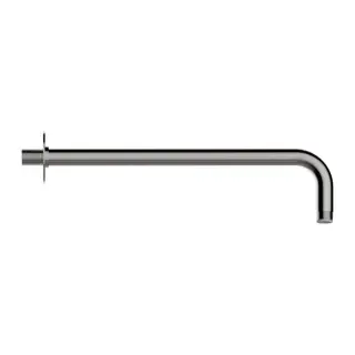 Держатель для душа из нерж.стали на 90° Ø 21 х 350 мм 1/2”MM c фланцем, цвет: нержавеющая сталь