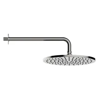 Душевая лейка из нерж. стали Ø 280 mm самоочищающаяся на шарнире на 1/2