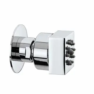 Cubic Форсунка поворотная, квадратная, цвет хром