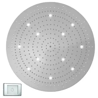 -XL OK Верхний душ Ø 1000 мм, с 12 LED (белый), блок питания/управления, цвет: хром