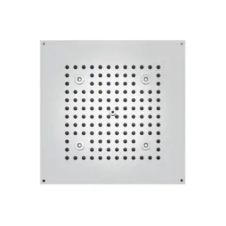 -CUBE Верхний душ 470 x 370 мм с 4 LED RGB, блок питания/управления, Cromoterapia, гибкая подводка, цвет: хром