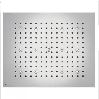 DREAM-RECTANGULAR Верхний душ 570x470 мм, с 12 LED (белый), блок питания/управления, цвет: хром