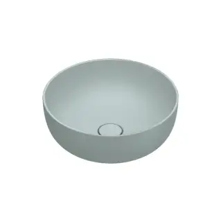 Раковина 42см h16 накладная, без отв., цвет: Aqua Satinato