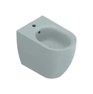 Биде напольное 55x35см, с 1 отв., цвет: Aqua Satinato