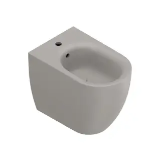 Биде напольное 55x35см, с 1 отв., цвет: Tortora Satinato