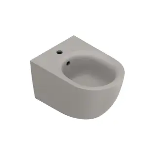 Биде подвесное 50x35см, с 1 отв., цвет: Tortora Satinato