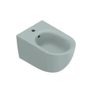 Биде подвесное 55x35см, с 1 отв., цвет: Aqua Satinato