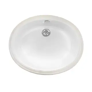 WHITE 50 Раковина 50х41 cм, без отв., встраиваемая под столешницу, цвет: белый