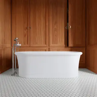 White Ванна отдельностоящая 176х89хh60см, материал: white teс plus, цвет: белый