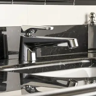 Смеситель для раковины, на 1 отв., цвет: хром