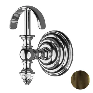Крючок, подвесной, цвет: бронза