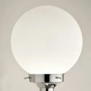 Sfera Glass Плафон стеклянный 170х195 мм для настенного светильника основание хром