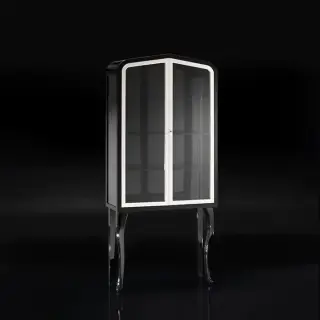 Витрина, напольная, Цвет: deep black/pure white