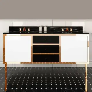 3, Комплект мебели, напольный, Цвет: cream/deep black/oro