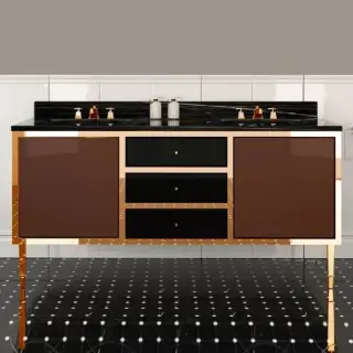 3, Комплект мебели, напольный, Цвет: fango/deep black/oro
