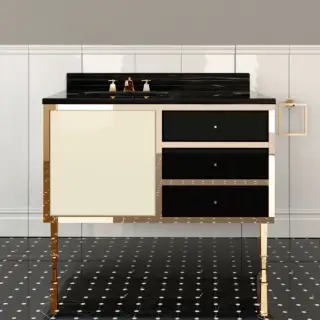 2, Комплект мебели, напольный, Цвет: cream/deep black/oro