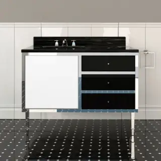 2, Комплект мебели, напольный, Цвет: pure white/deep black