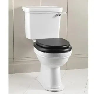 Унитаз моноблок 66x35.5см, цвет: белый, с бачком и механизмом с ручкой, цвет: хром