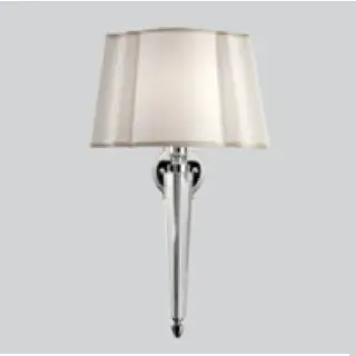 Crystal Светильник настенный с абажуром 31x23xh51,5cм, IP20, фурнитура: хром