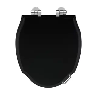 Сиденье для унитаза из мдф, микролифт, цвет: deep black
