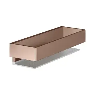Полочка для душа, подвесная, цвет: brushed red gold/aluminium