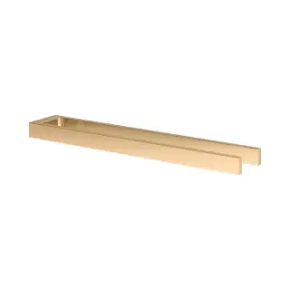 Полотенцедержатель, подвесной, двойной, цвет: brushed brass