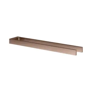 Полотенцедержатель, подвесной, двойной, цвет: brushed red gold