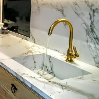 MINI Кран для питьевой воды, цвет: Gold Brass