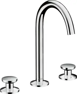 Смеситель для раковины, на 3 отверстия, Select 170, со сливным клапаном Push-Open, цвет: хромированный