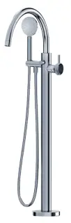 Смеситель для ванны Jorger Valencia 638.10.825.000-12 chrome/black crystal handles/ceramic interior upper part