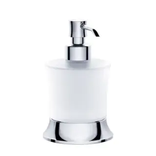 Дозатор Jorger Valencia 638.00.016.036 Matt glass/satin nickel
