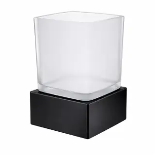Стакан Jorger EMPIRE ROYAL CRYSTAL 627.00.046.092 черный матовый/матовое стекло