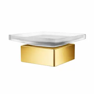 Мыльница Jorger EMPIRE ROYAL CRYSTAL 627.00.017.020 золото/матовое стекло