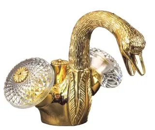 Смеситель для биде Cristal&Bronze CYGNE FLAMANT C46-D1-4101 золото