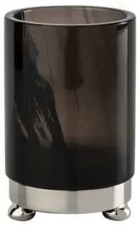 Стакан Cristal&Bronze OBSIDIENNE LISSE FS11P-A2-611 Obsidienne lisse/POLISHED NICKEL
