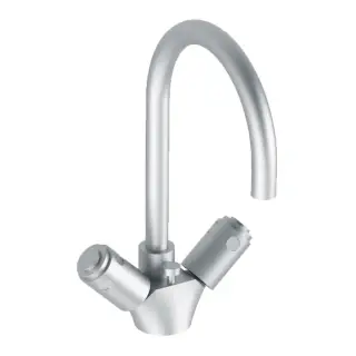 Смеситель для раковины Cristal&Bronze ALLIANCE C29-B2-1101 velvet chrome