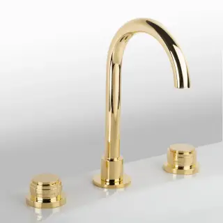 Смеситель для раковины Cristal&Bronze ALLIANCE C29-C13-1301 Polished Soft Gold
