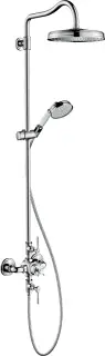 Showerpipe с термостатом и верхним душем 240 1jet, цвет: хромированный