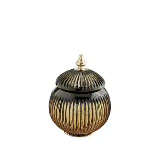 Контейнер с крышкой круглый малый Cotton Jar
