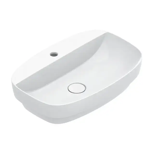 Catalano Alvea Раковина 60х40см., настольная или полувстраиваемая, с 1 отв., цвет: белый глянцевый