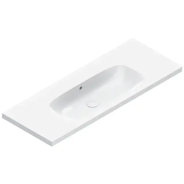 Catalano Alvea Раковина 120х46см., подвесная или на мебель, без отв., цвет: белый глянцевый