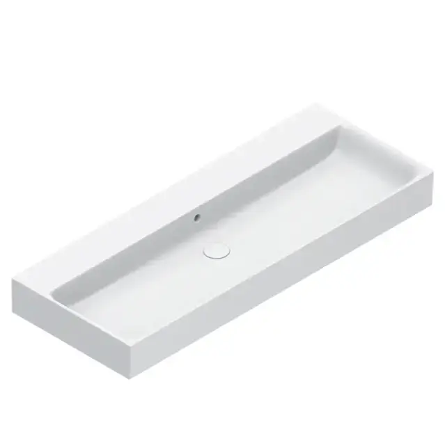 Catalano Premium Раковина 120х47см, без отв., подвесная, цвет: белый глянцевый