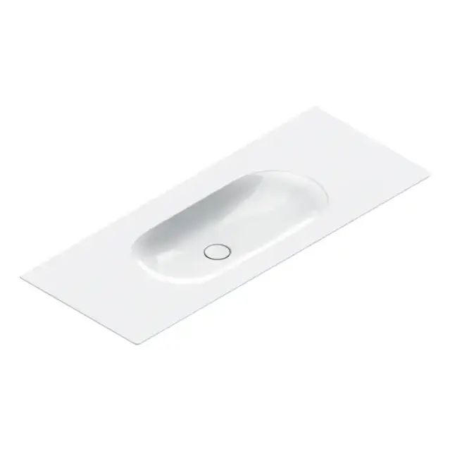 Catalano Sfera 125 Столешница с интегрированной раковиной, цвет: белый глянцевый